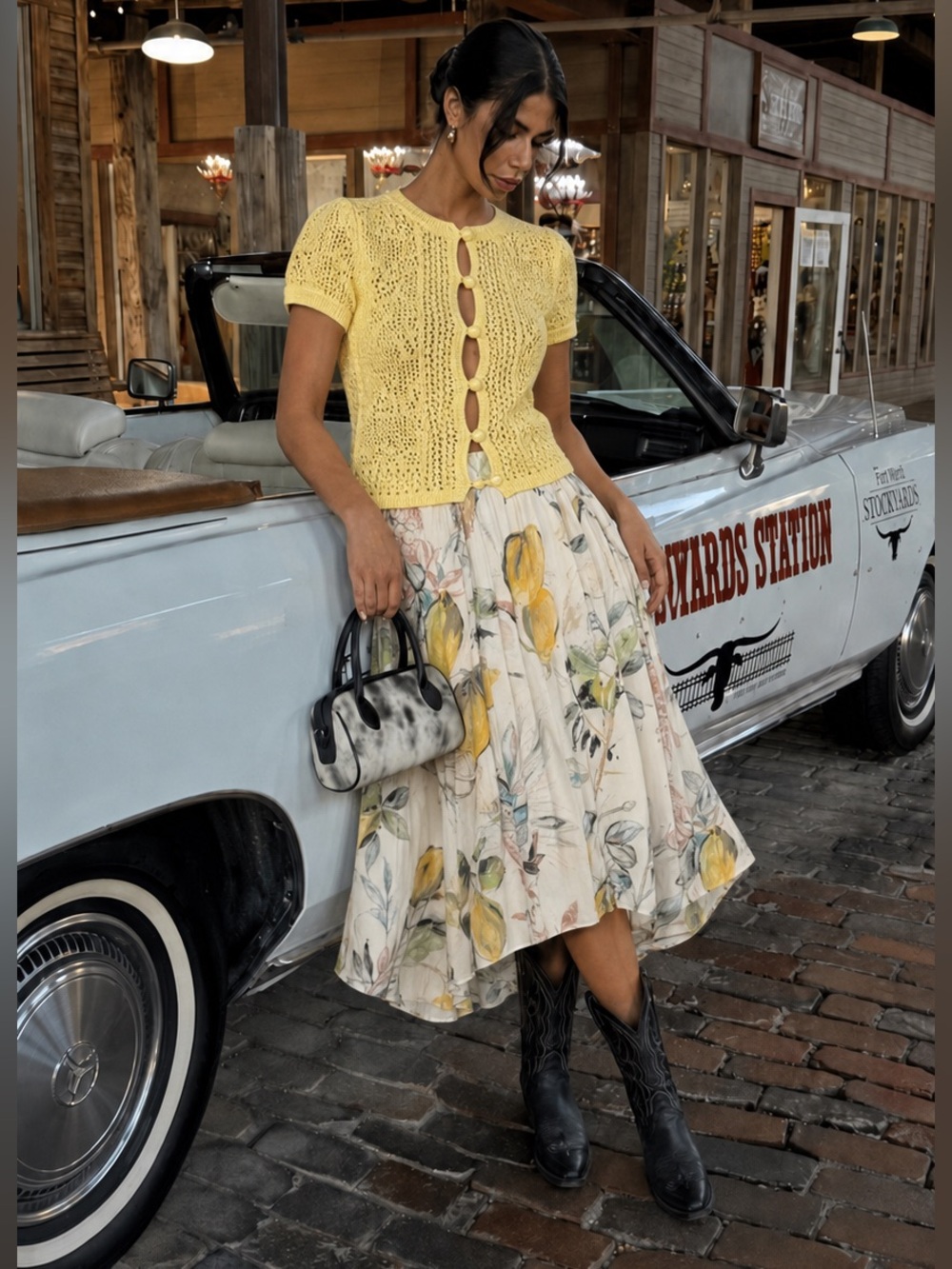 NEW FALL 🍁 ZARA Lemon Printed
Pleated High-Waist 
🚨FINAL PRICE NO DISCOUNT